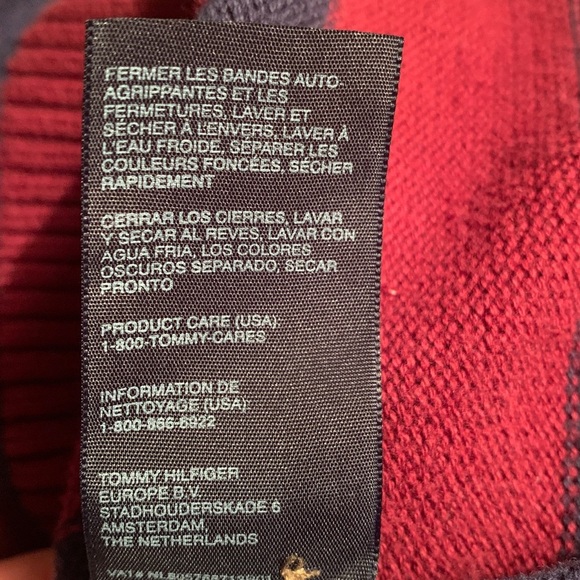 Tommy Hilfiger Striped Knit Button Front Cardigan - Picture 8 of 8